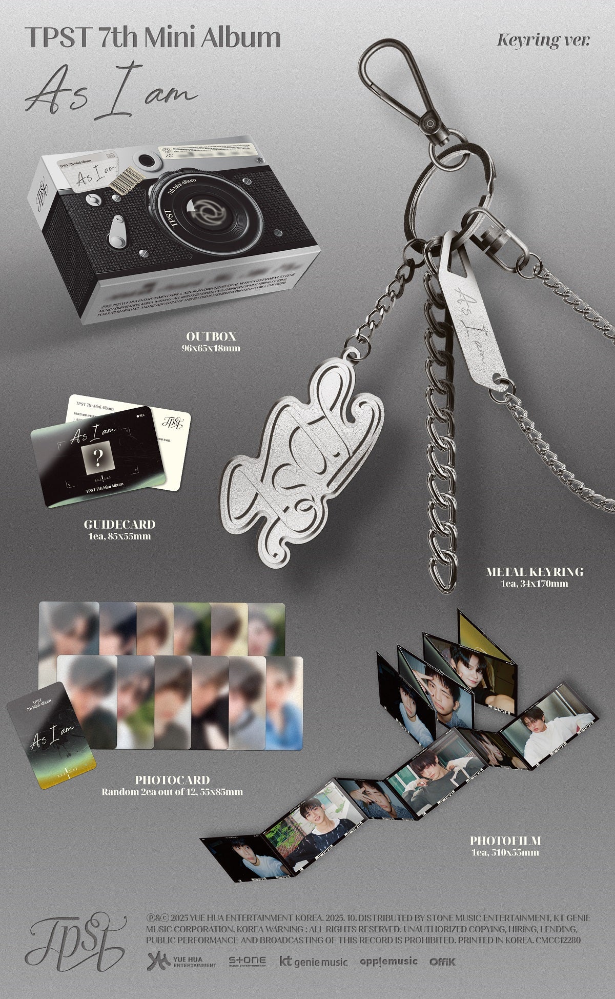 TPST Tempest - 7th Mini Album As I am Keyring version - Image 3