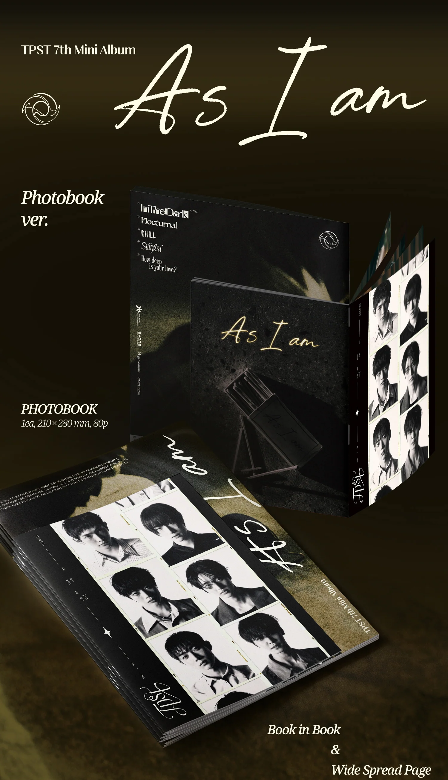 TPST Tempest - 7th Mini Album As I am Photobook version CD - Image 2