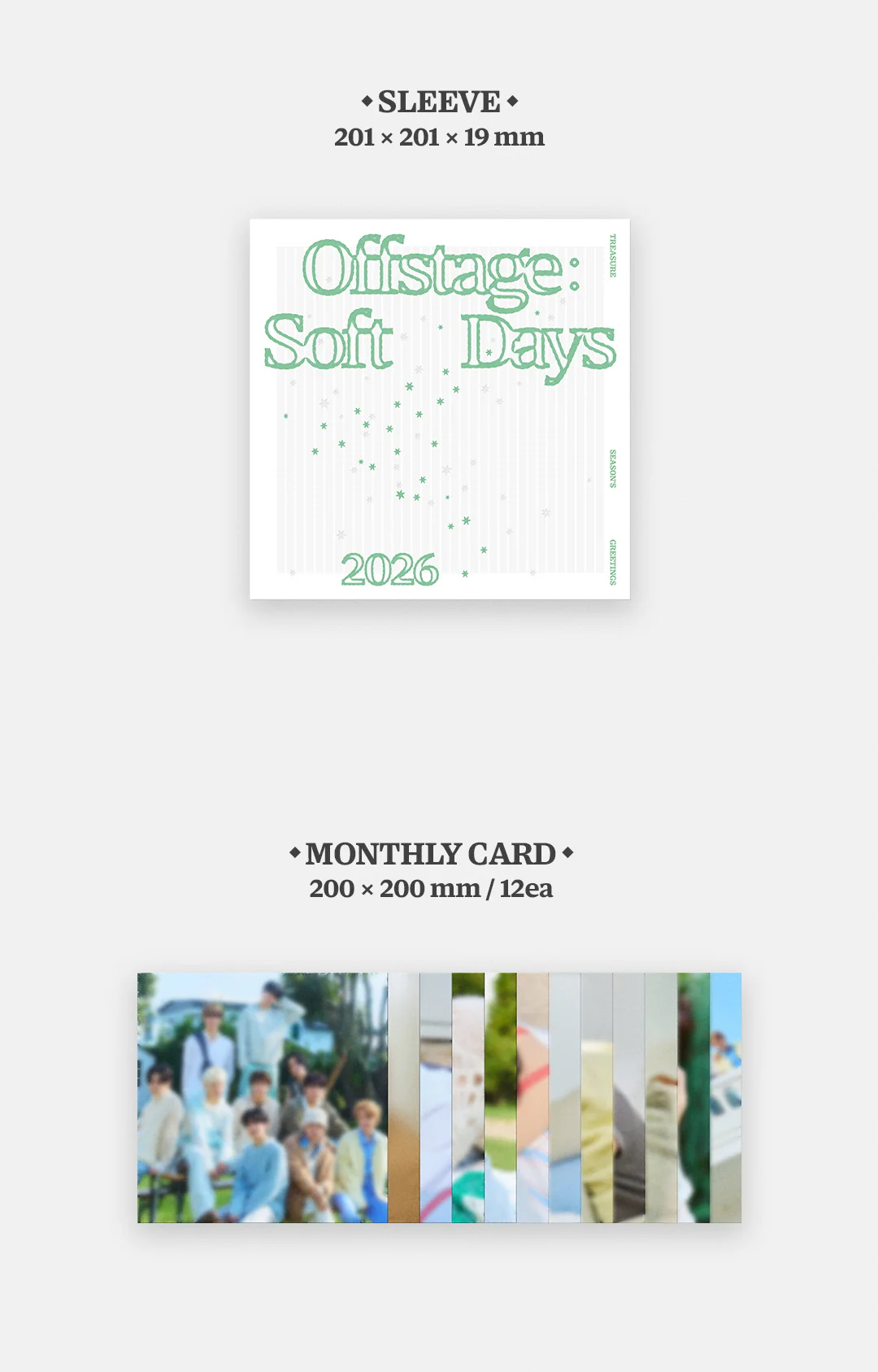 Treasure 2026 Season's Greetings Offstage : Soft Days Light Package - Image 4