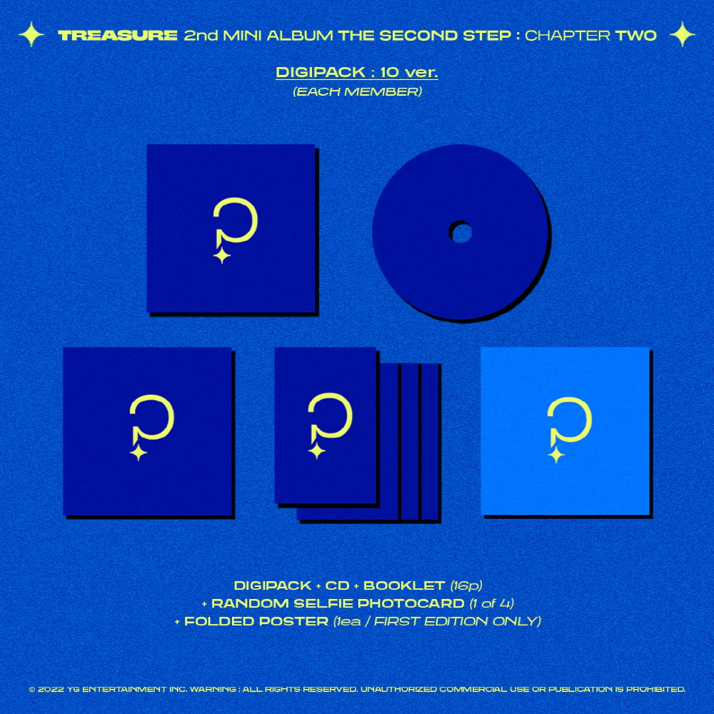 TREASURE - 2nd Mini Album THE SECOND STEP : CHAPTER TWO (DIGIPACK ver.) - Image 3