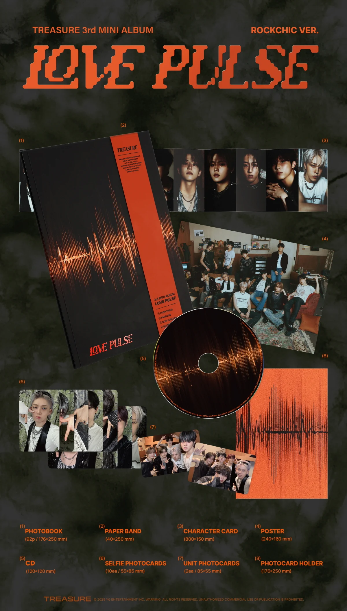 TREASURE - LOVE PULSE (3rd Mini Album) - Image 3