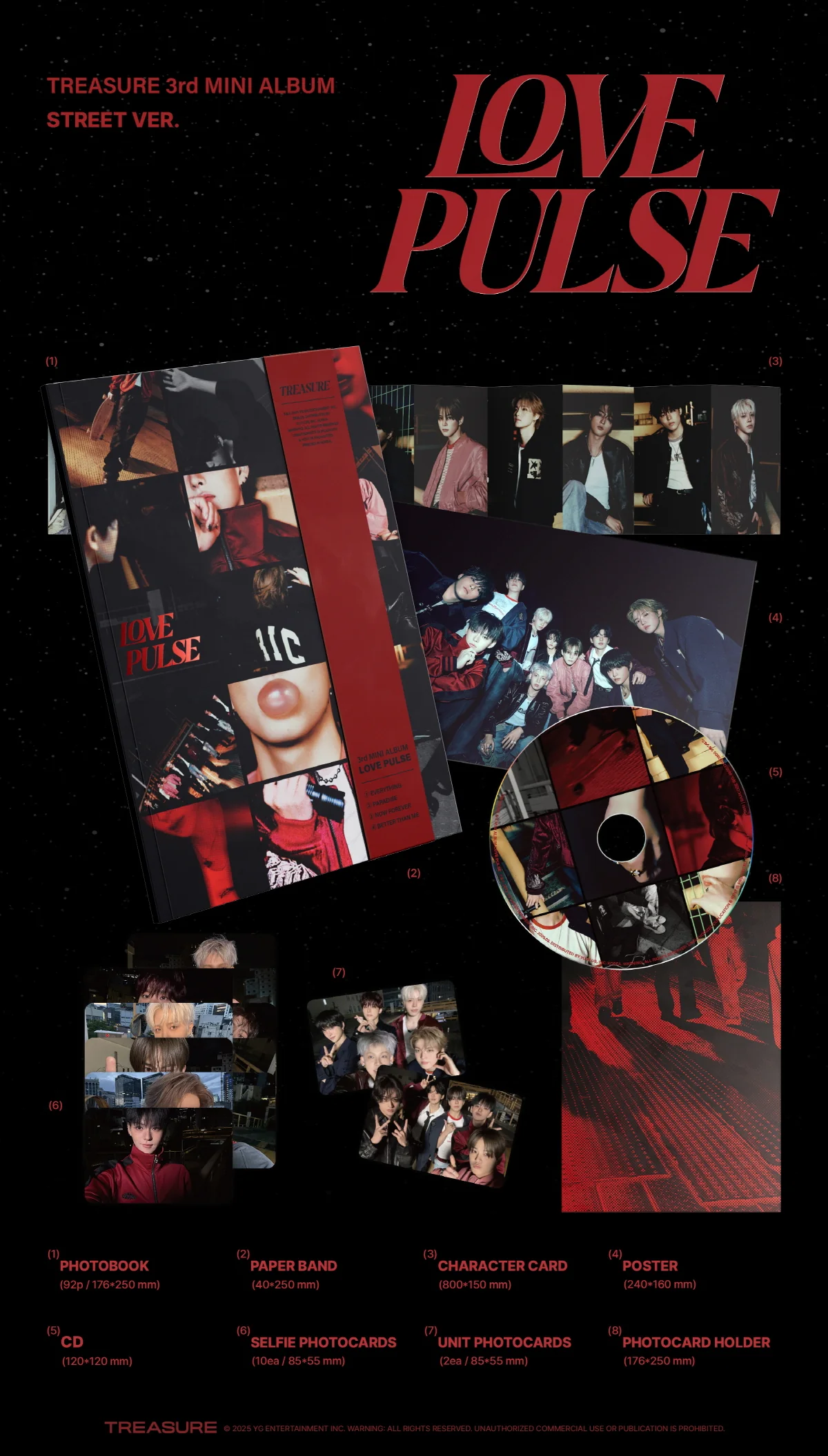 TREASURE - LOVE PULSE (3rd Mini Album) - Image 4