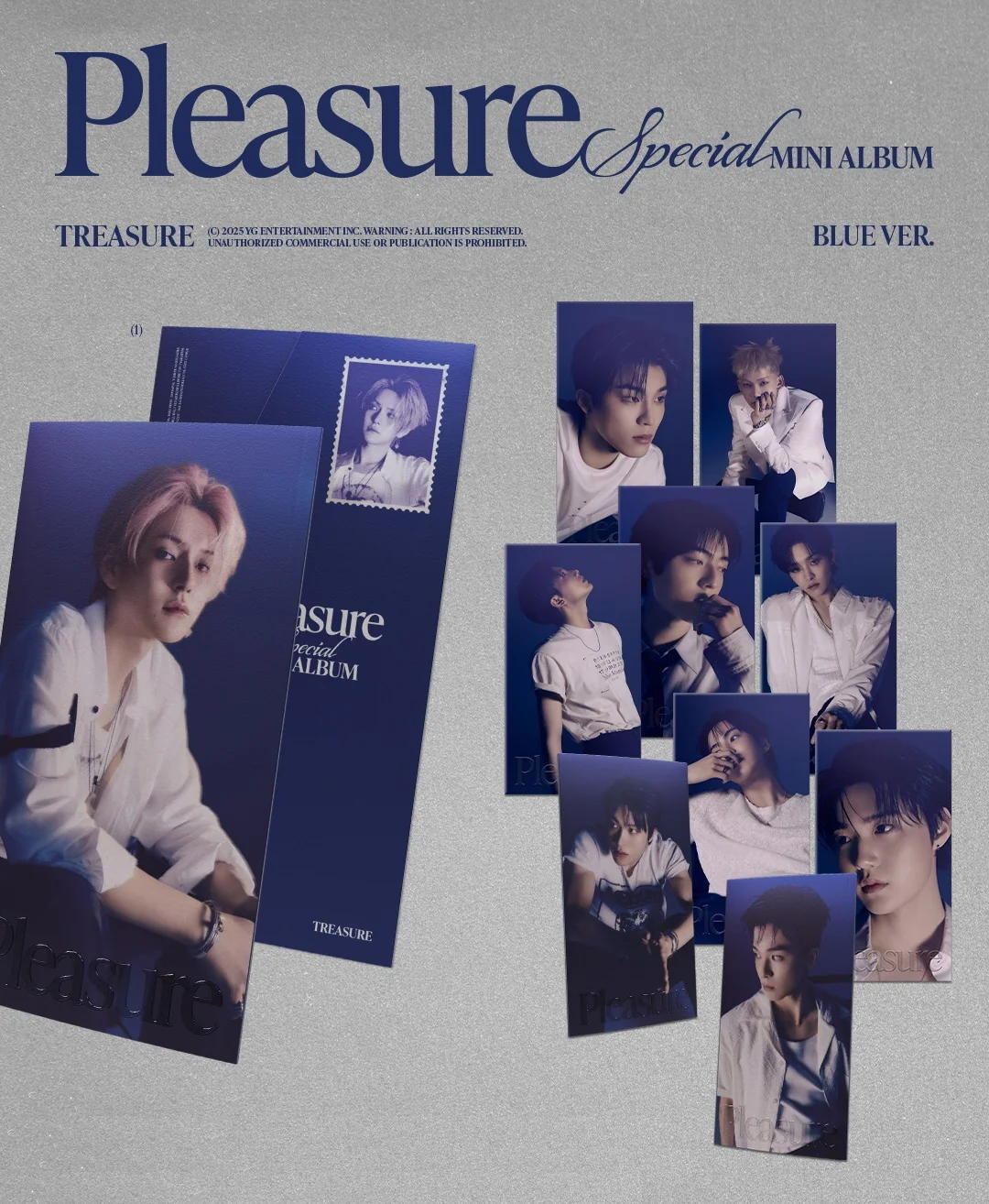 Treasure - Special Mini Album Pleasure Blue version CD - Image 2