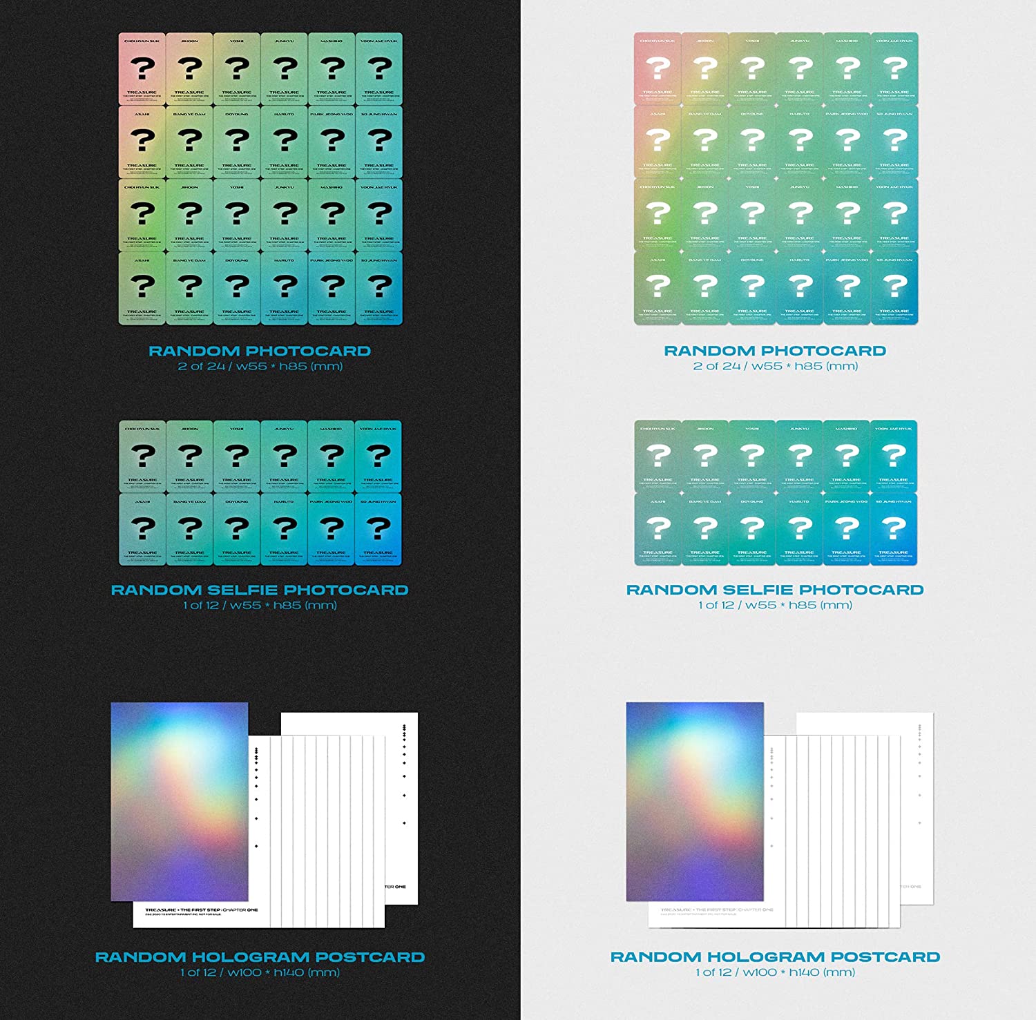 Treasure - The First Step : Chapter ONE (1st Single) CD+Extra Photocards Set - Image 3