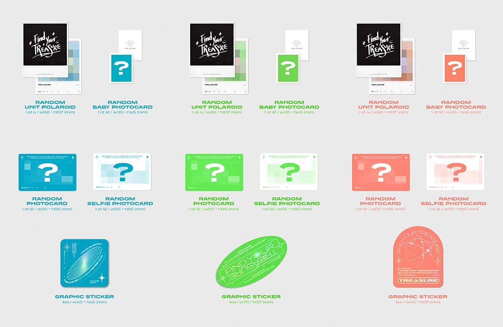 Treasure - The First Step : Treasure Effect (Vol.1) Album+Extra Photocards Set - Image 5