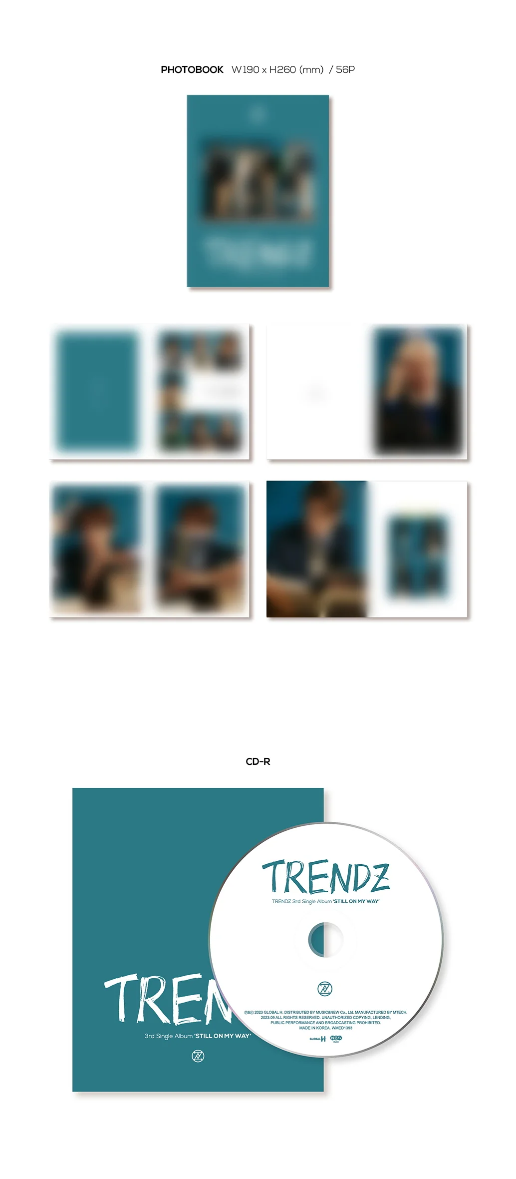 TRENDZ - 3rd Single Album STILL ON MY WAY CD - Image 3