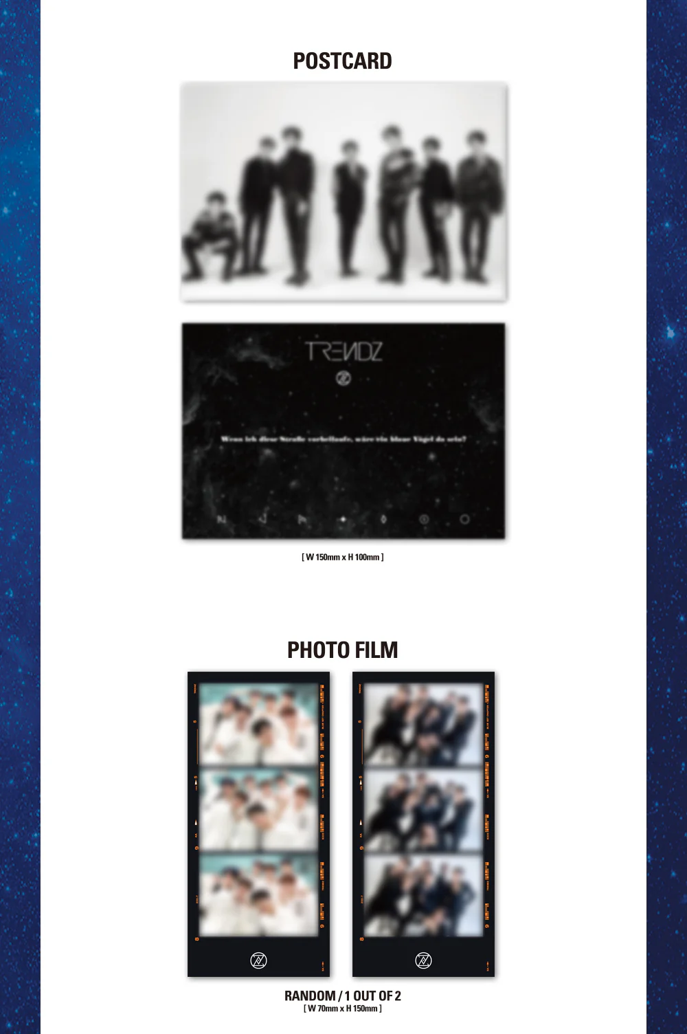 TRENDZ - BLUE SET Chapter 1. TRACKS (1st Mini Album) - Image 4