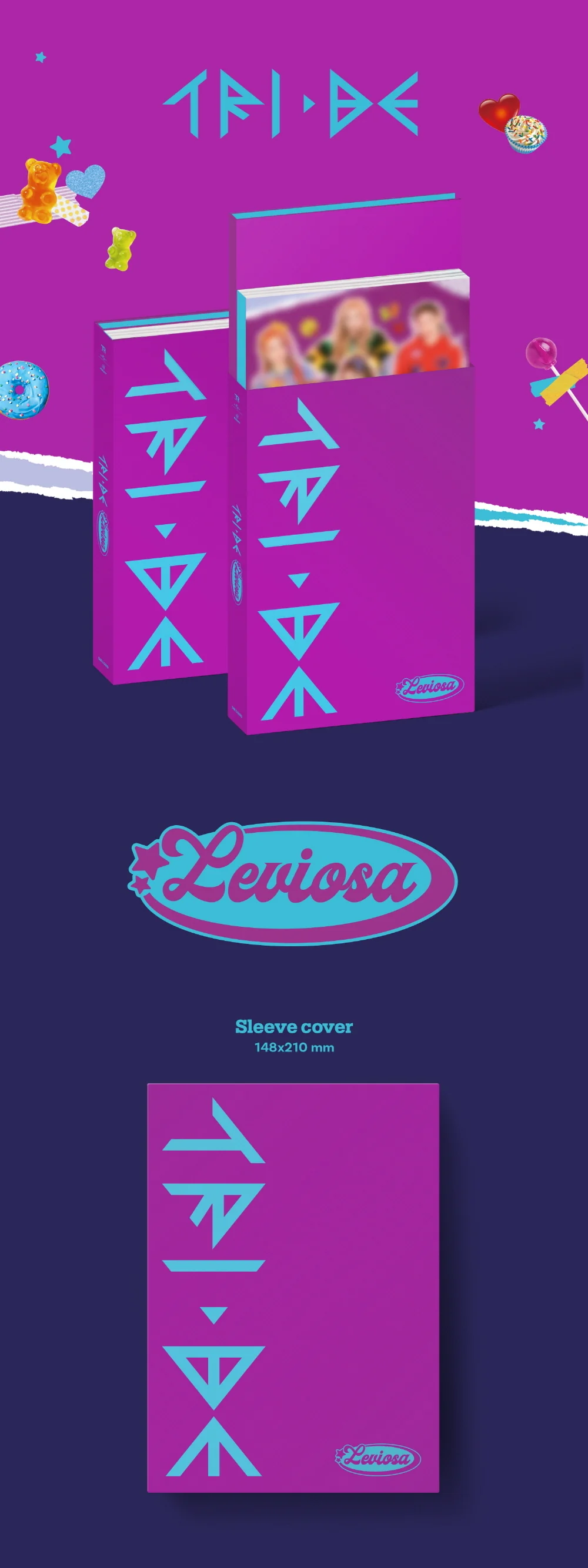 TRI.BE - LEVIOSA (3rd Single Album) CD - Image 2