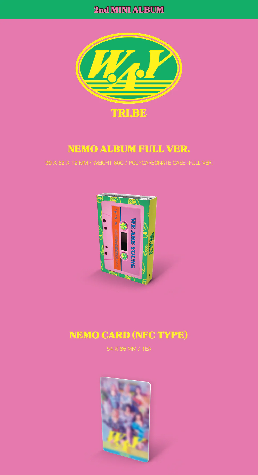 TRI.BE - 2nd Mini Album W.A.Y [NEMO ALBUM ver.] - Image 2