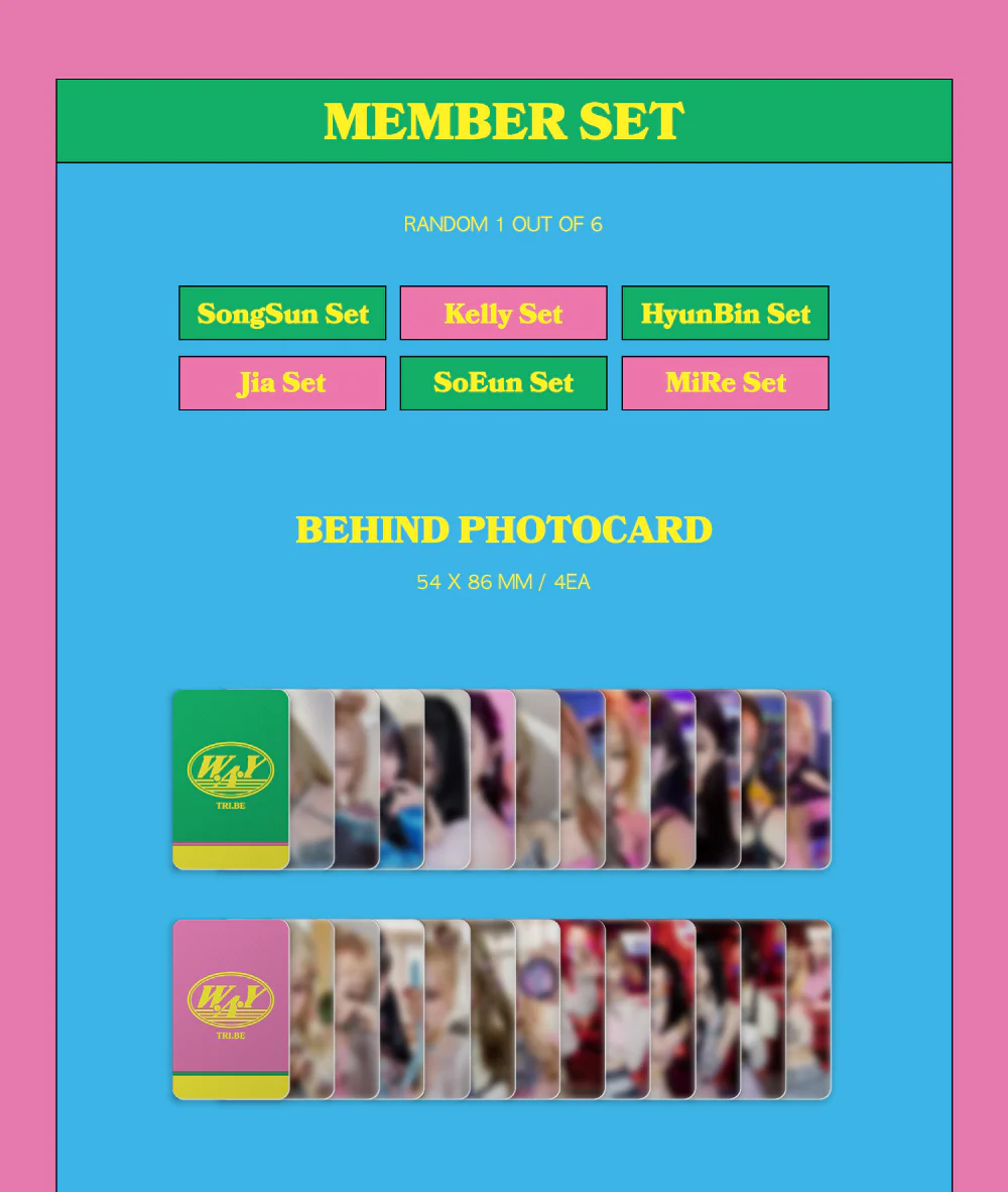 TRI.BE - 2nd Mini Album W.A.Y [NEMO ALBUM ver.] - Image 3