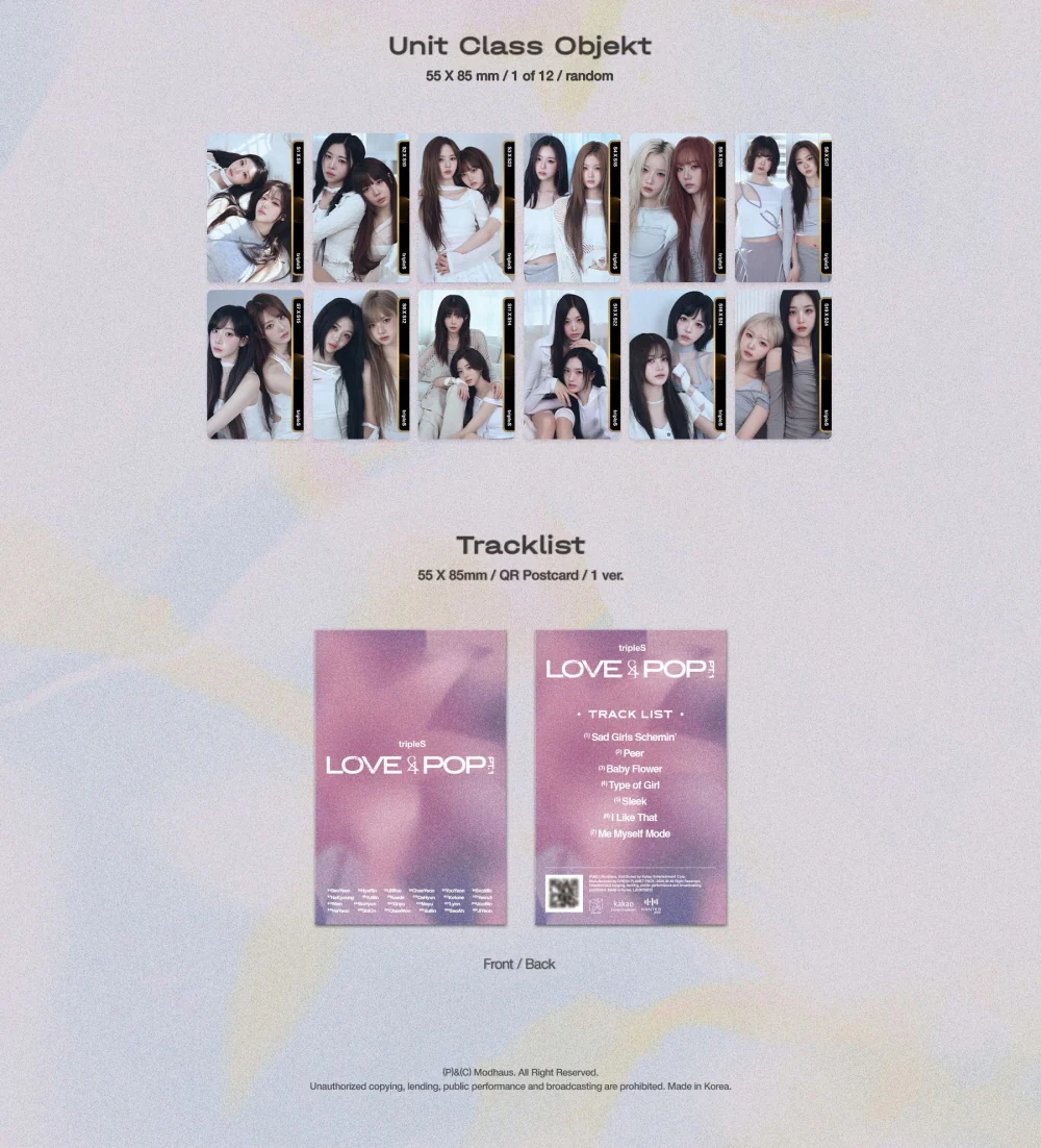 tripleS - LOVE&POP pt.1 [Objekt Music Album] - Image 3