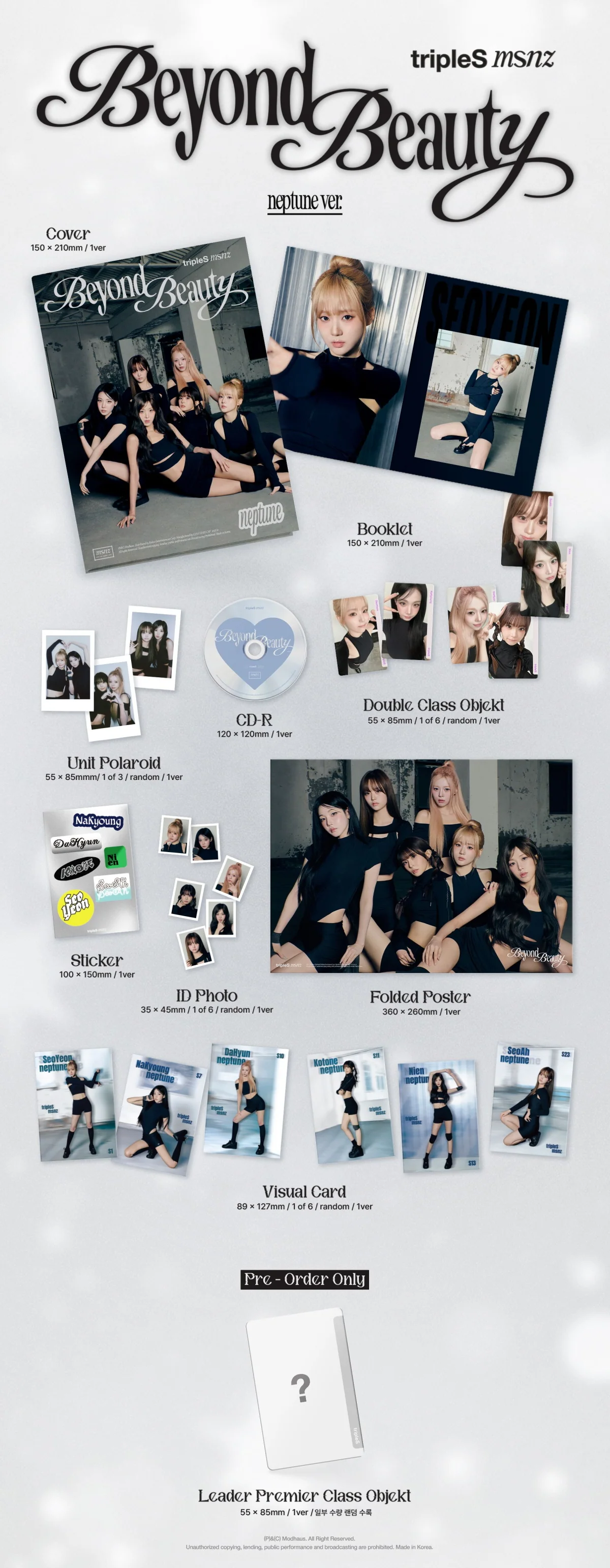 tripleS - msnz Beyond Beauty [Random ver.] CD - Image 3