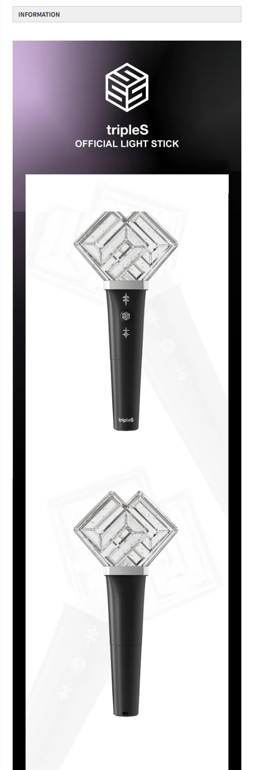 tripleS Official Light Stick Fanlight - Image 2