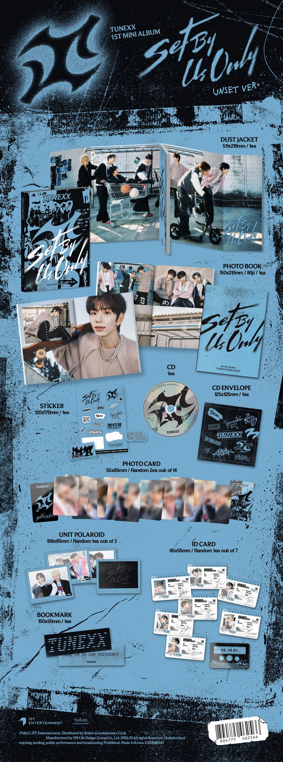 Tunexx - 1st Mini Album Set By Us Only CD - Image 2