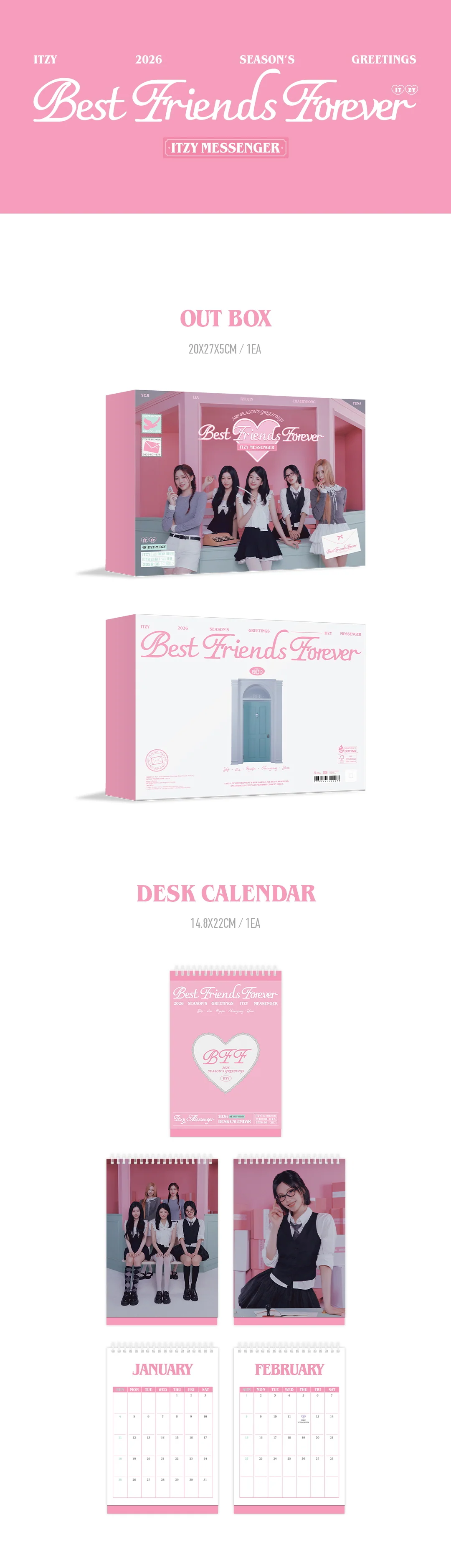 ITZY - 2026 SEASON'S GREETINGS [Best Friends Forever] + Pre-Order Gift - Image 2