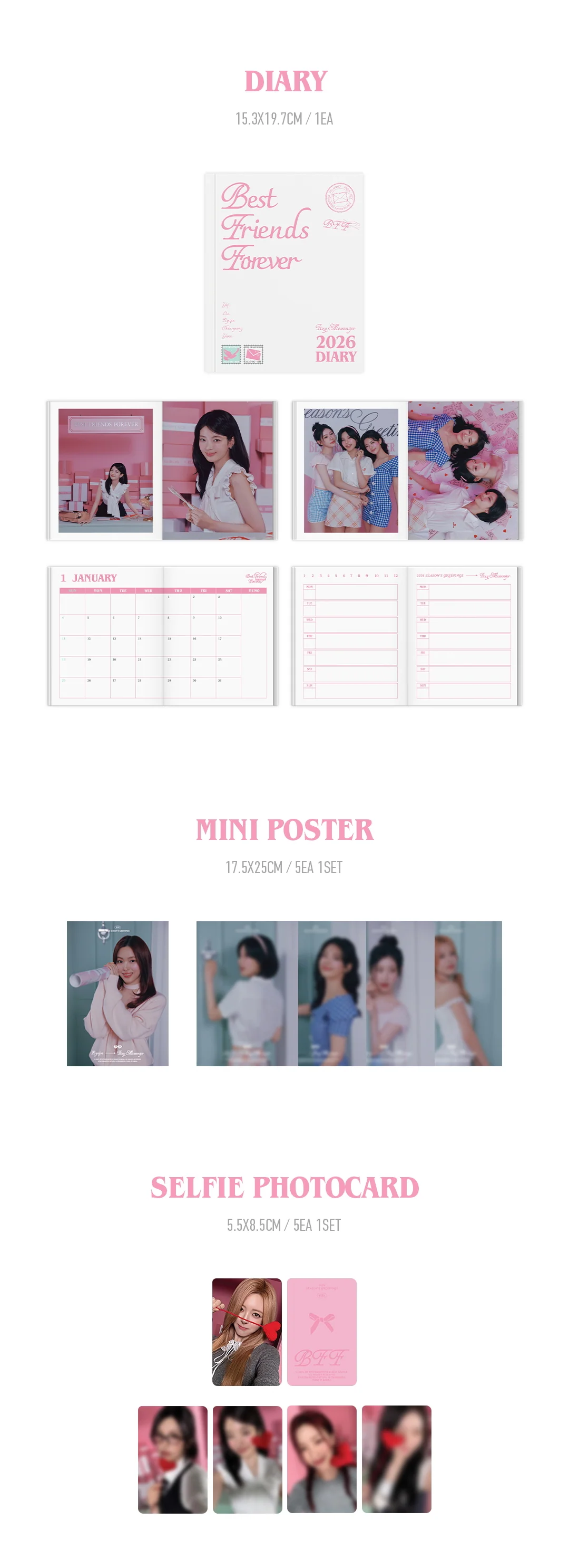 ITZY - 2026 SEASON'S GREETINGS [Best Friends Forever] + Pre-Order Gift - Image 3