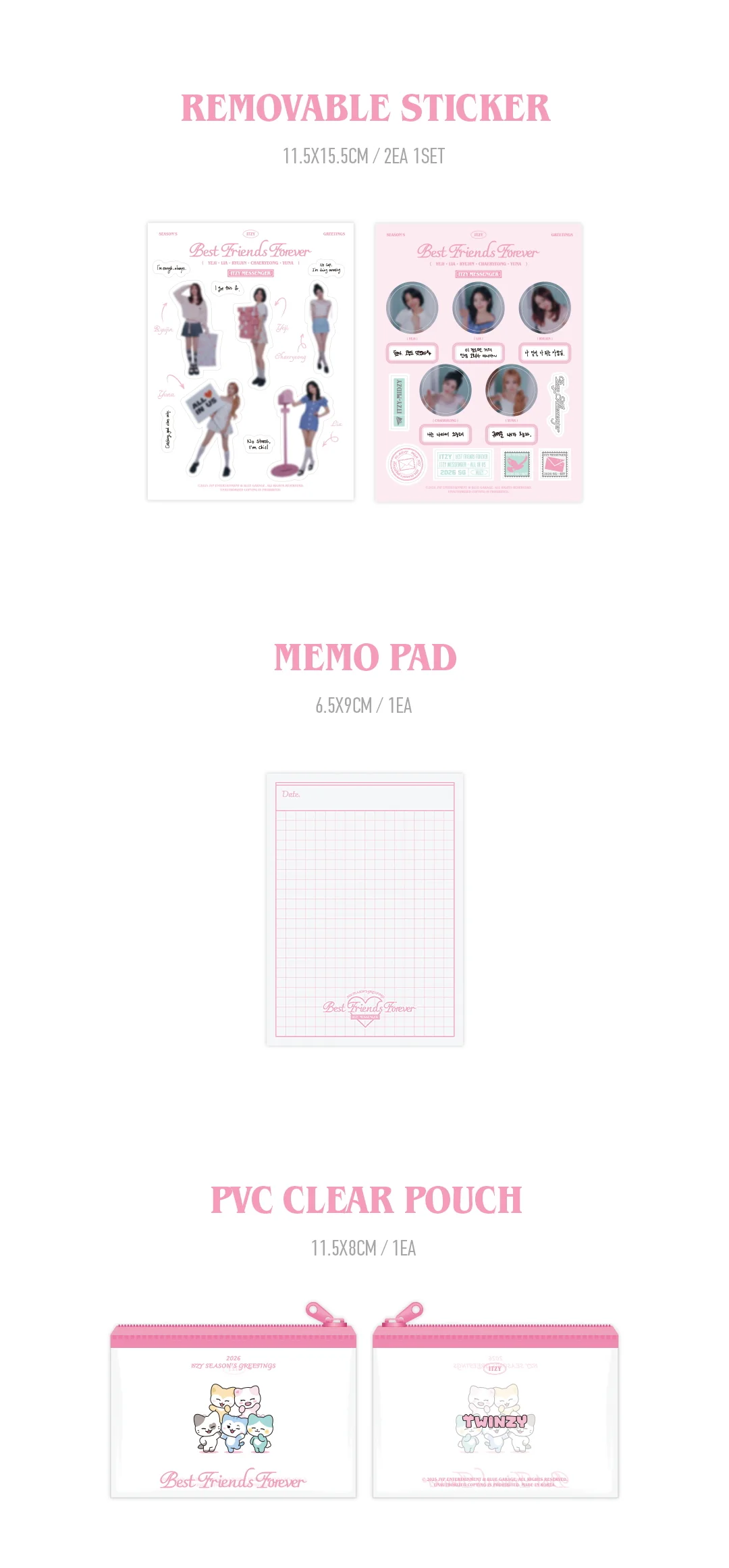 ITZY - 2026 SEASON'S GREETINGS [Best Friends Forever] + Pre-Order Gift - Image 4