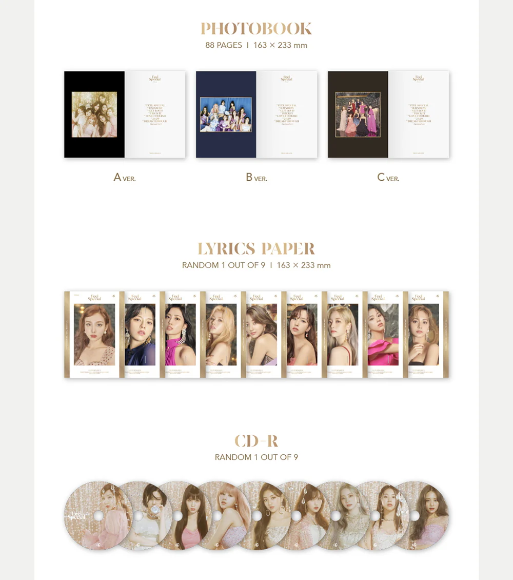 TWICE - Feel Special[8th Mini] CD + Extra Photocard - Image 3