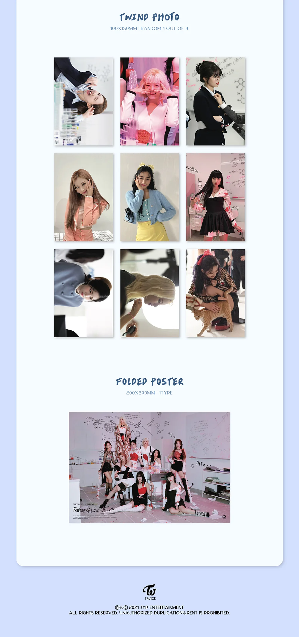 TWICE - Formula of Love:O+T=<3 [Result file ver.] Album+Extra Photocards Set - Image 4