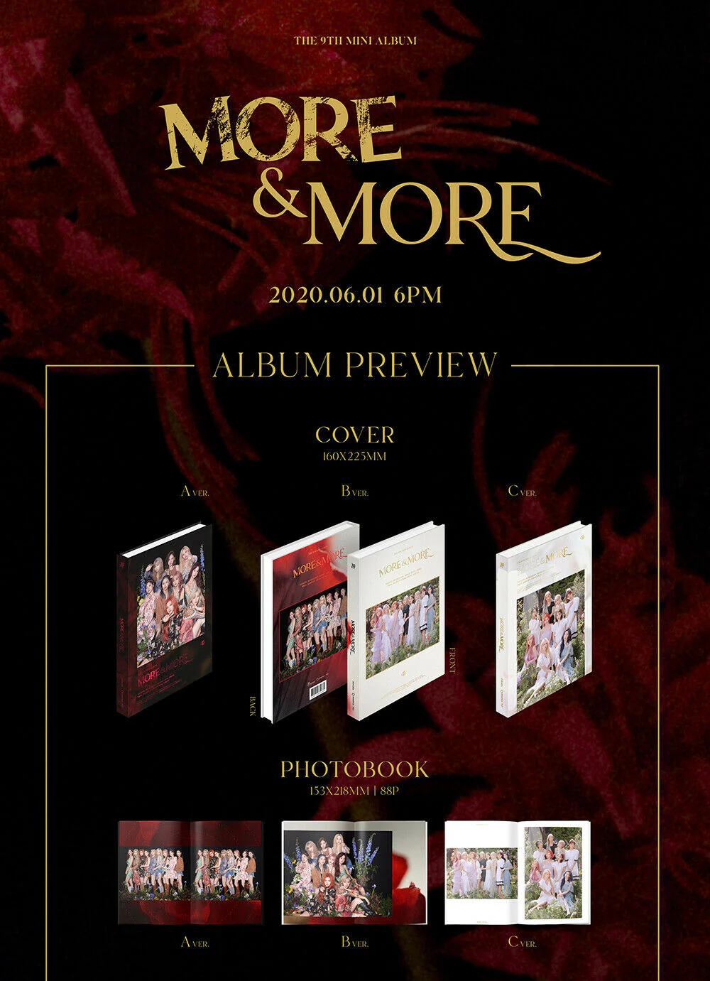 TWICE - More & More (9th Mini) Album+Free Gift - Image 2