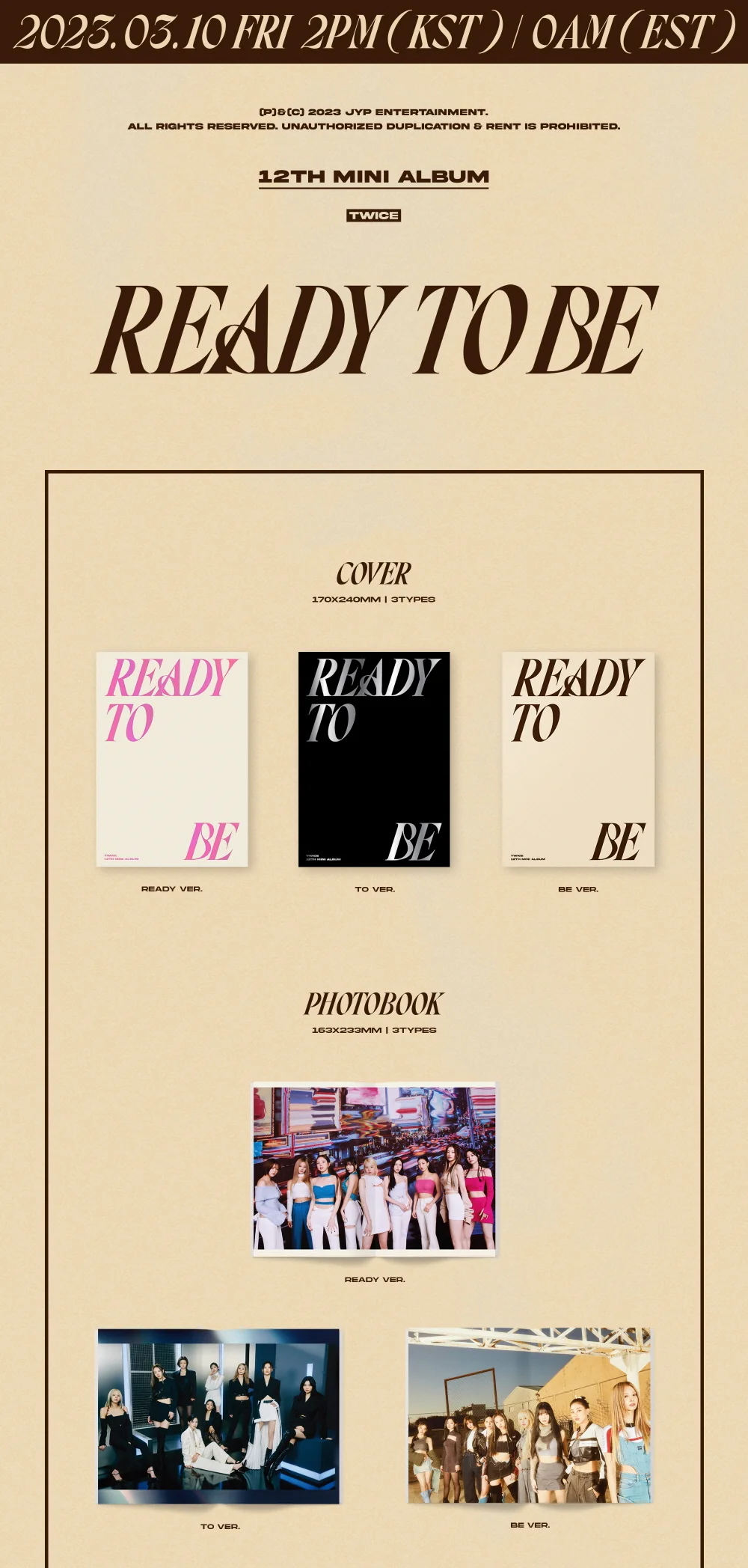 TWICE - READY TO BE 12th Mini Album - Image 2