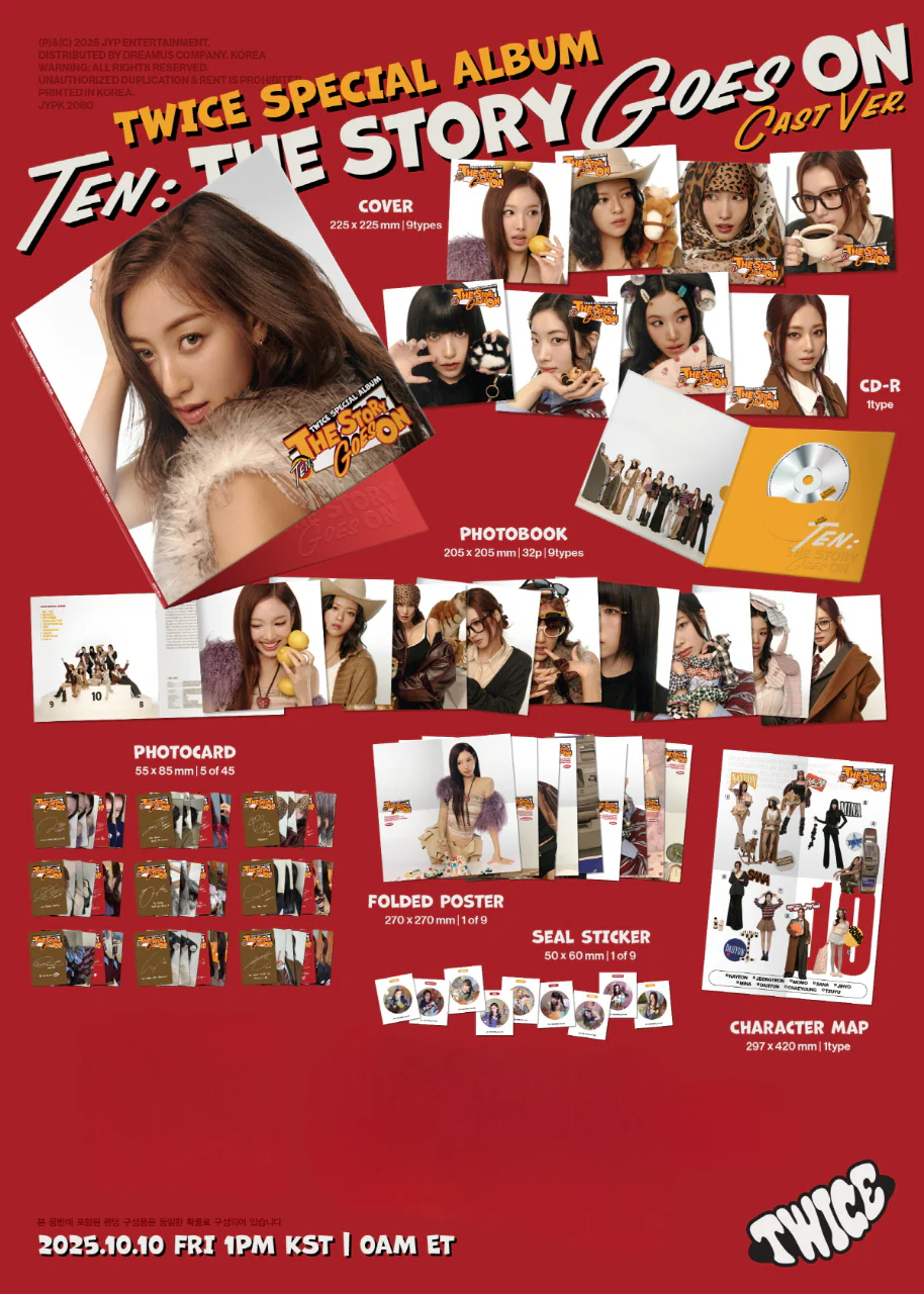Twice - Special Album TEN: The Story Goes On Cast version - Image 2