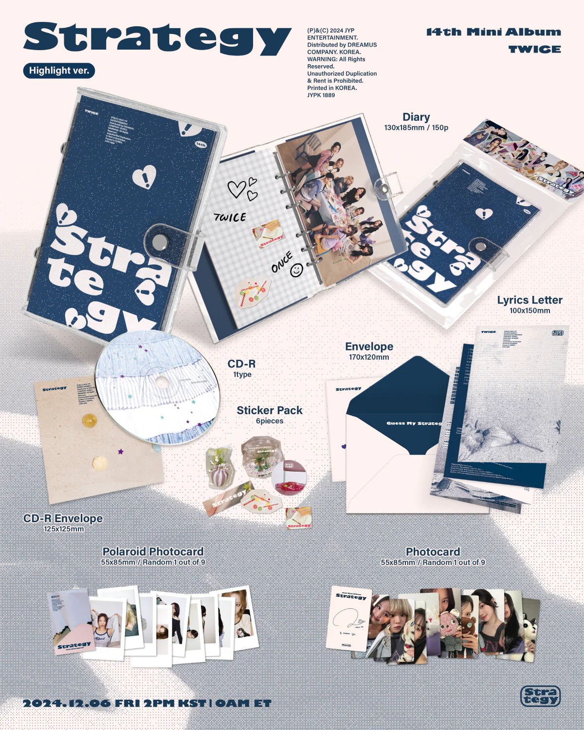 TWICE - STRATEGY [Highlight ver.] Album - Image 2