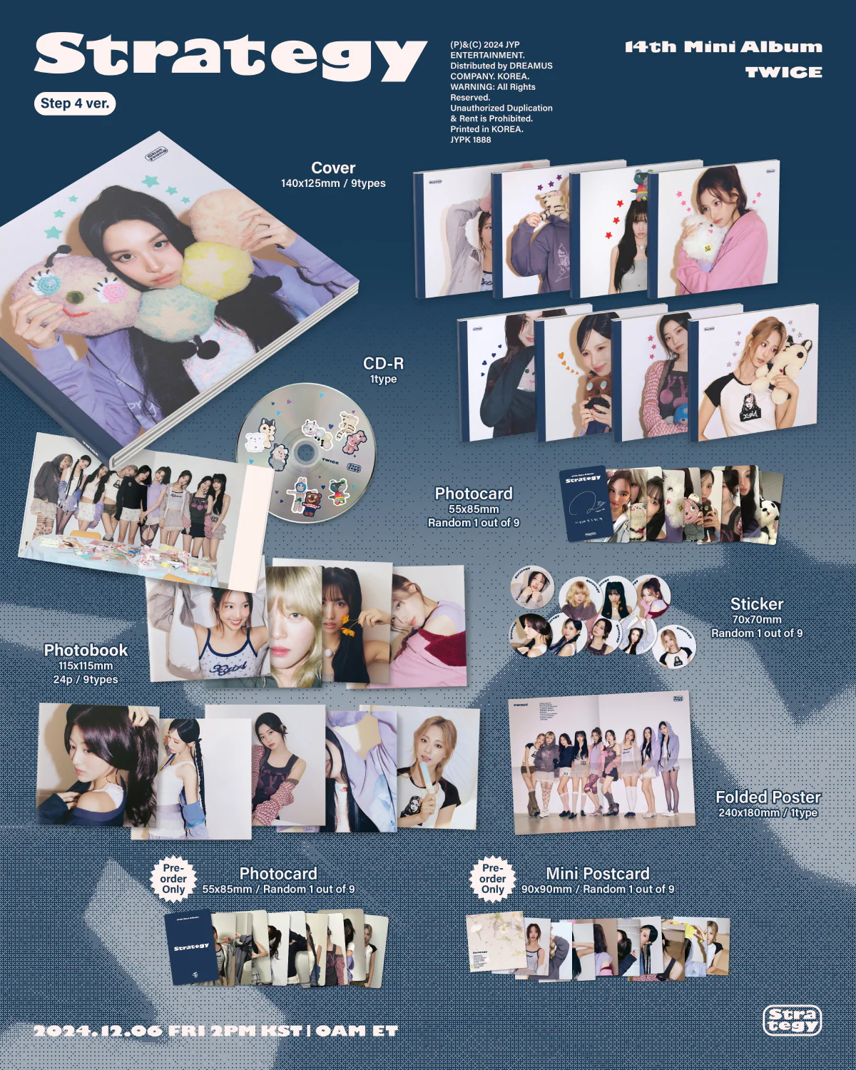 TWICE - STRATEGY [Step4 Digipack ver.] Album - Image 2
