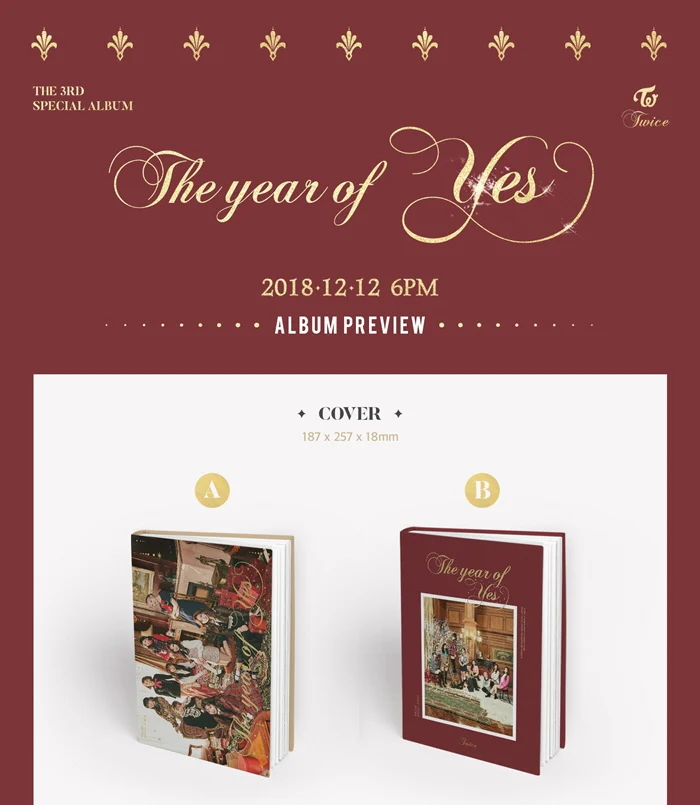 TWICE - The Year of Yes (3rd Special Album) CD+Extra Photocards Set (Cover Random) - Image 2