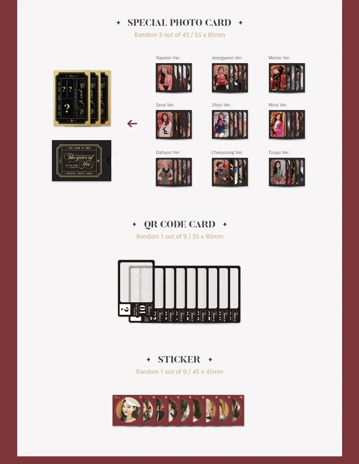TWICE - The Year of Yes (3rd Special Album) CD+Extra Photocards Set (Cover Random) - Image 4