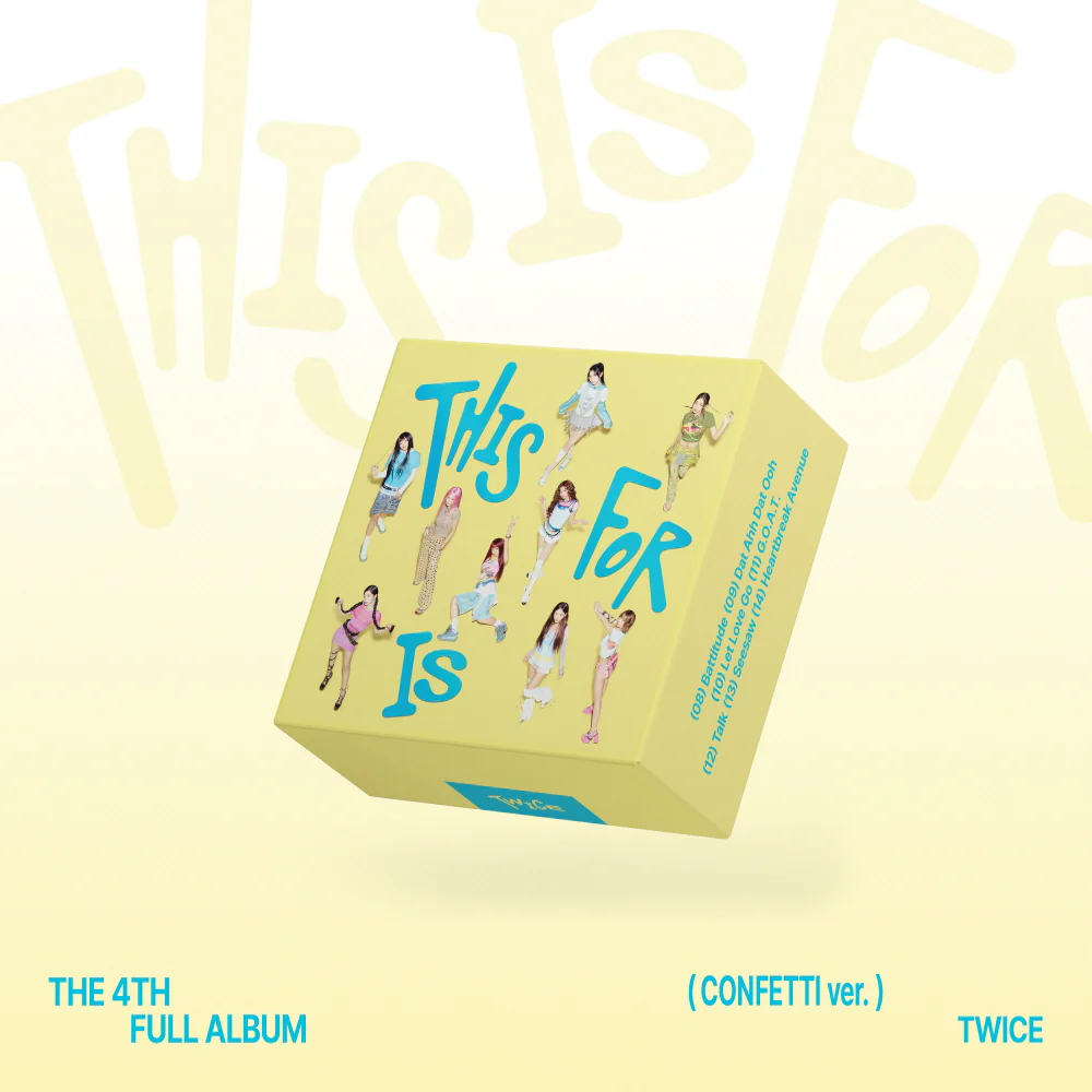 TWICE - THIS IS FOR [CONFETTI ver.] 4th Album