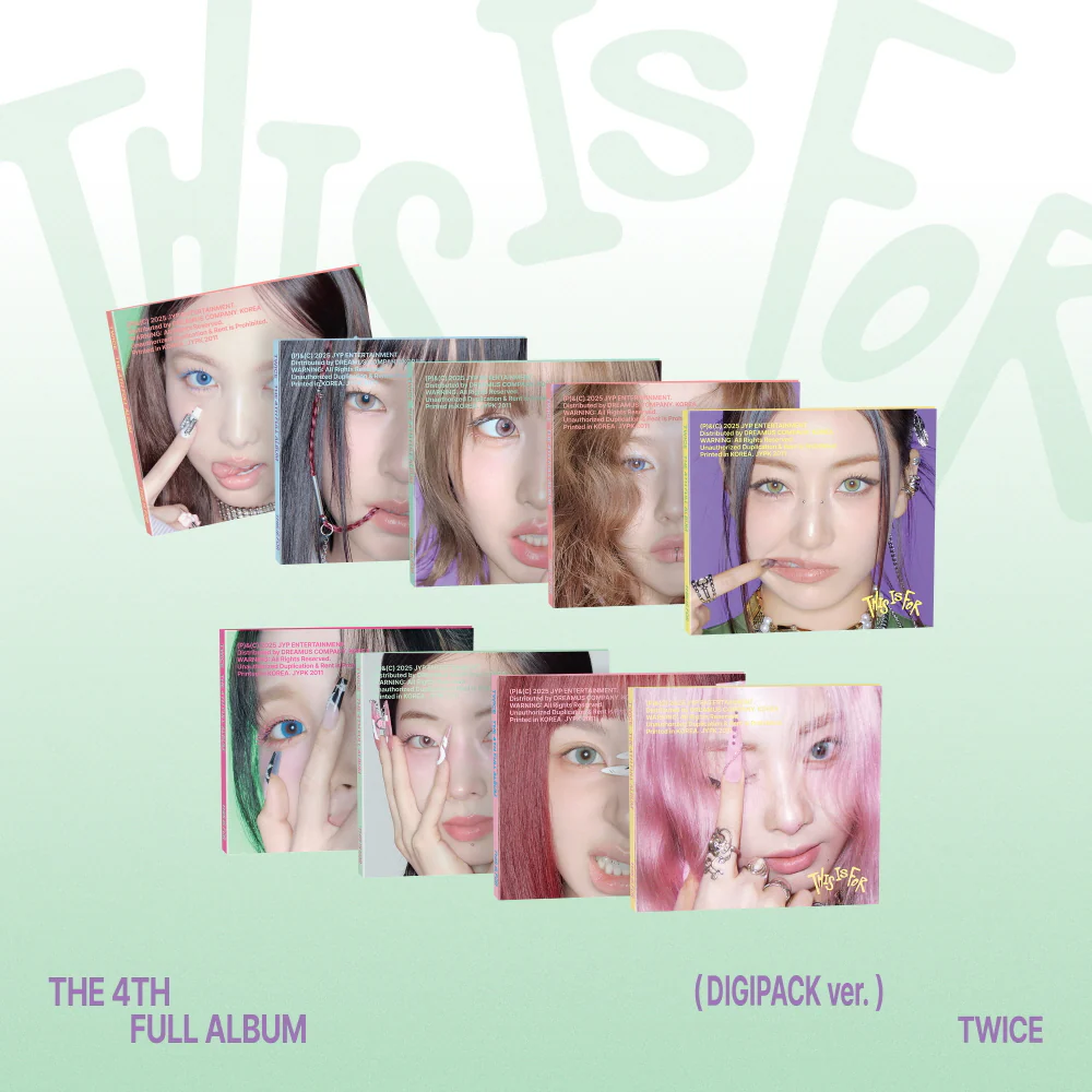 TWICE - THIS IS FOR [DIGIPACK ver.] 4th Album