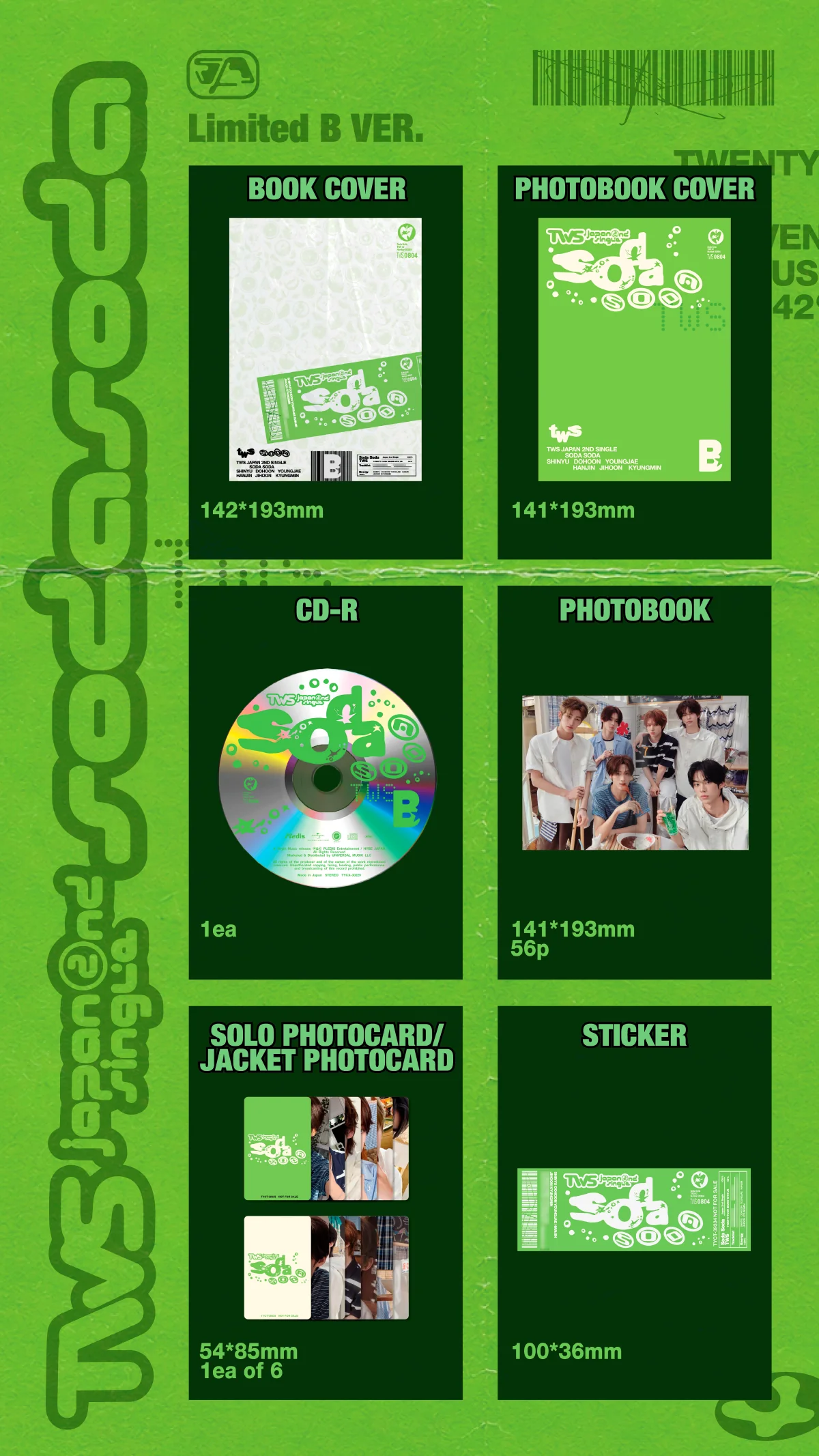 TWS - Japan 2nd Single SODA SODA [Limited B] - Image 2