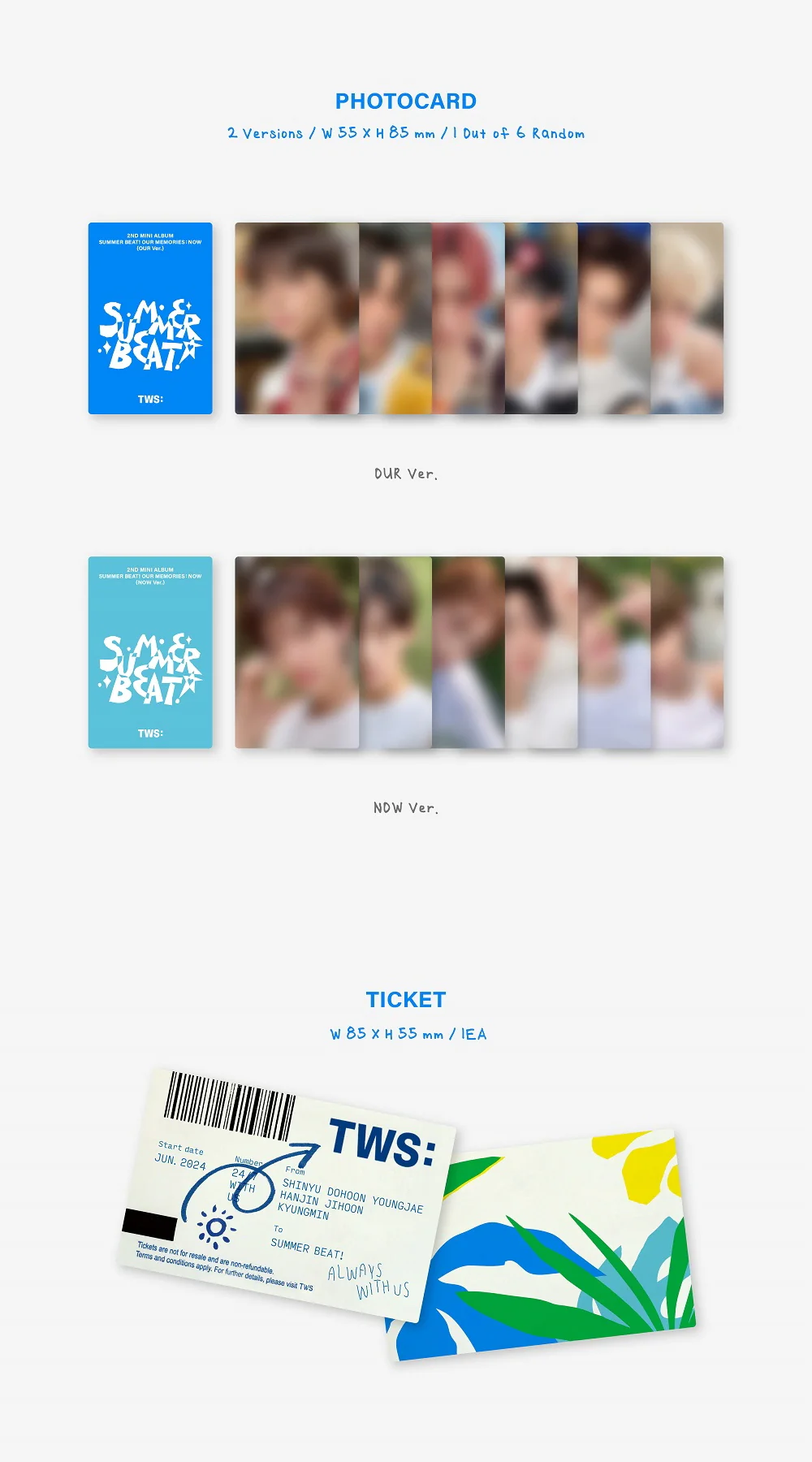 TWS - SUMMER BEAT! (2nd Mini Album) - Image 7