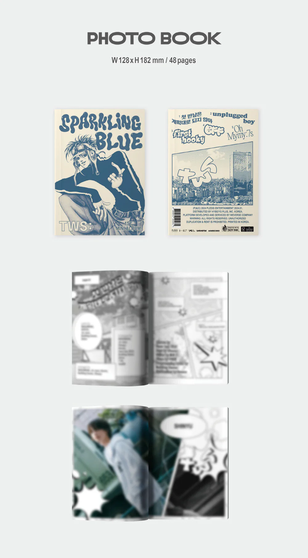 TWS - TWS 1st Mini Album Sparkling Blue (Weverse Albums ver.) - Image 3