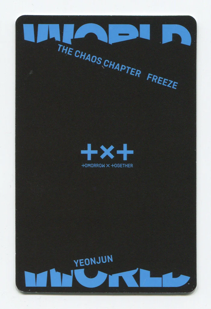 TXT - THE CHAOS CHAPTER : FREEZE OFFICIAL Wrold ver. PHOTOCARD - Image 10