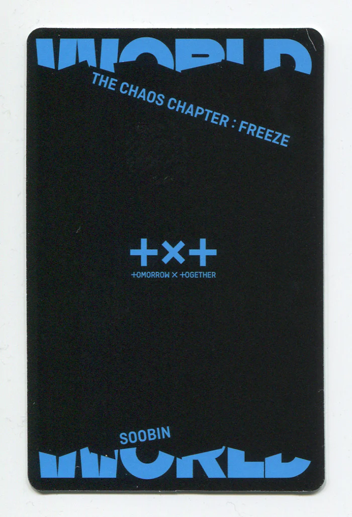 TXT - THE CHAOS CHAPTER : FREEZE OFFICIAL Wrold ver. PHOTOCARD - Image 6