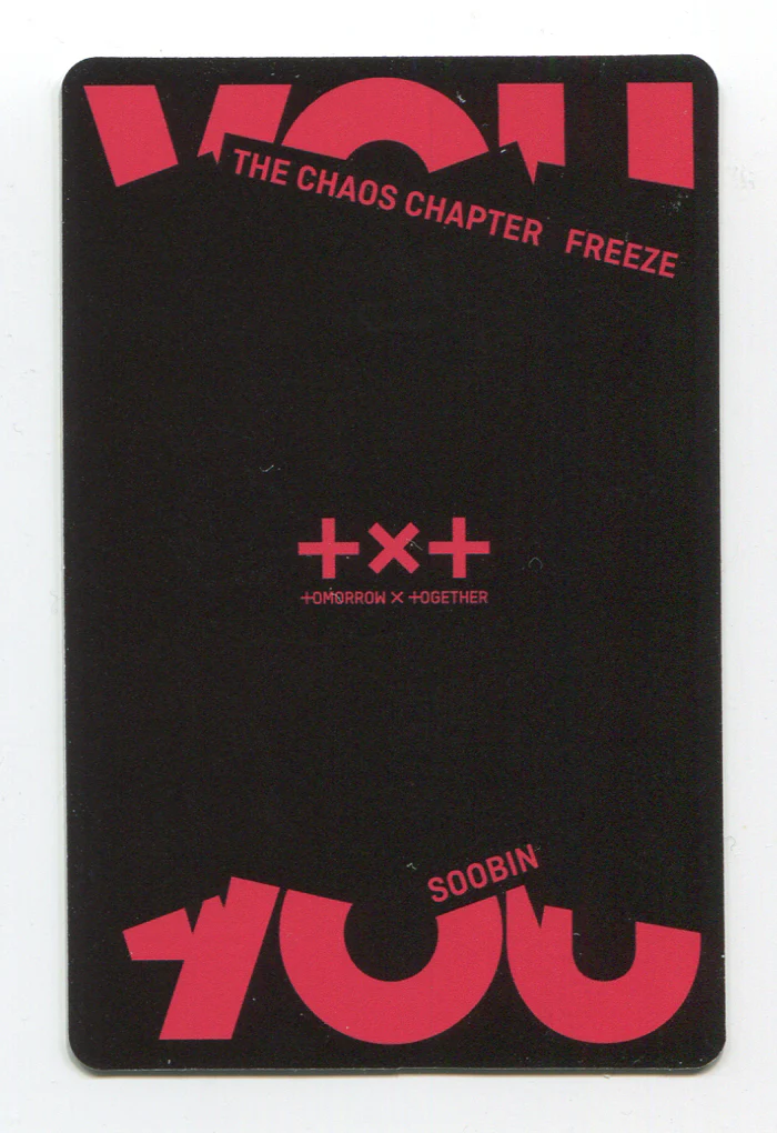 TXT - THE CHAOS CHAPTER : FREEZE OFFICIAL You ver. PHOTOCARD - Image 6