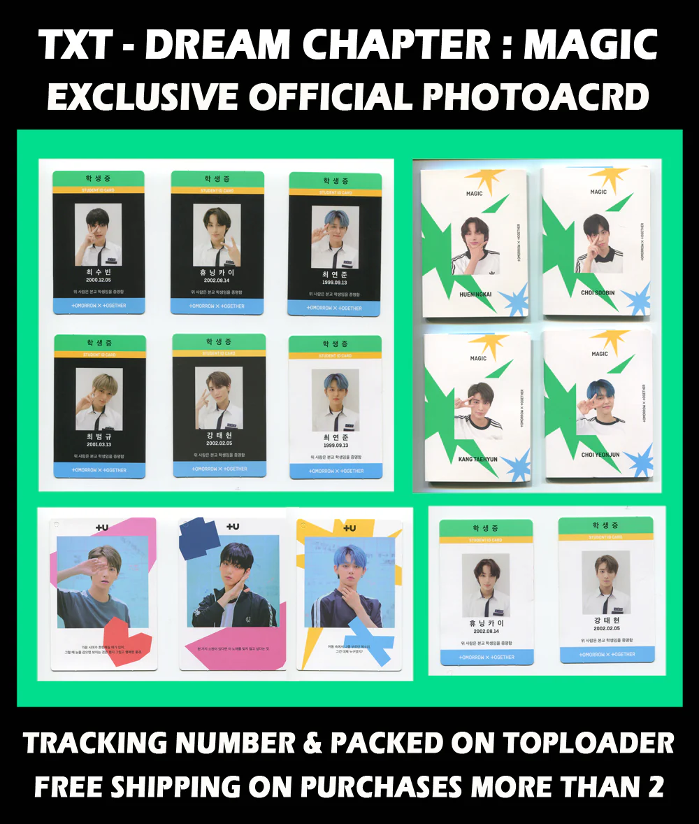 TXT - THE DREAM CHAPTER : MAGIC OFFICIAL PHOTOCARD