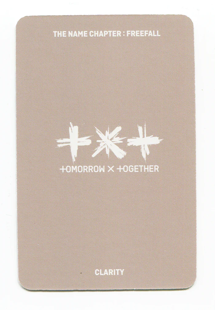 TXT - The Name Chapter: FREEFALL Album Clarity ver. OFFICIAL PHOTOCARD - Image 2