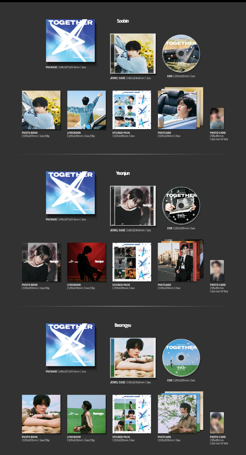 TXT - THE STAR CHAPTER : TOGETHER [Solo Track Ver.] 4th Album - Image 4