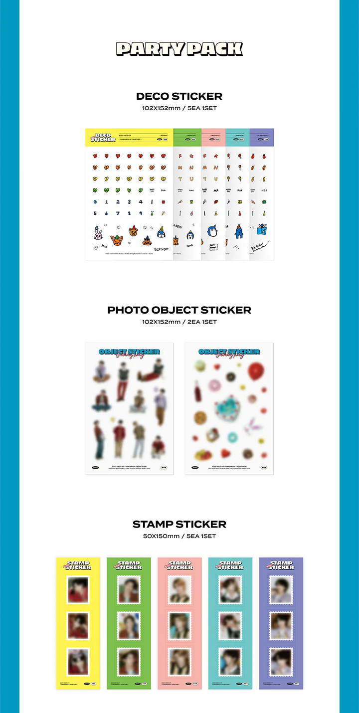 TXT TOMORROW X TOGETHER 2023 DECO KIT - Image 6