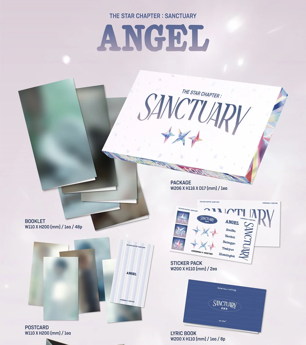TXT TOMORROW X TOGETHER - The Star Chapter : Sanctuary [Angel ver.] Album - Image 3