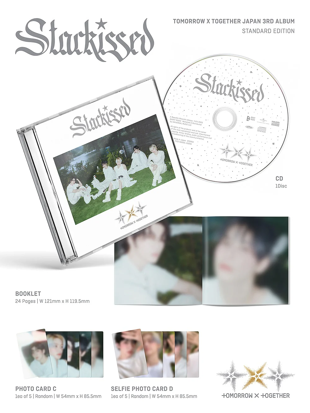 TXT TOMORROW X TOGETHER - Japan 3rd Album STARKISSED [Standard Edition] - Image 2