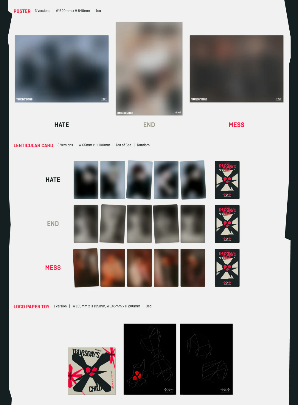 TXT TOMORROW X TOGETHER - minisode 2 : Thursday's Child 4th Mini Album+Free Gift - Image 6