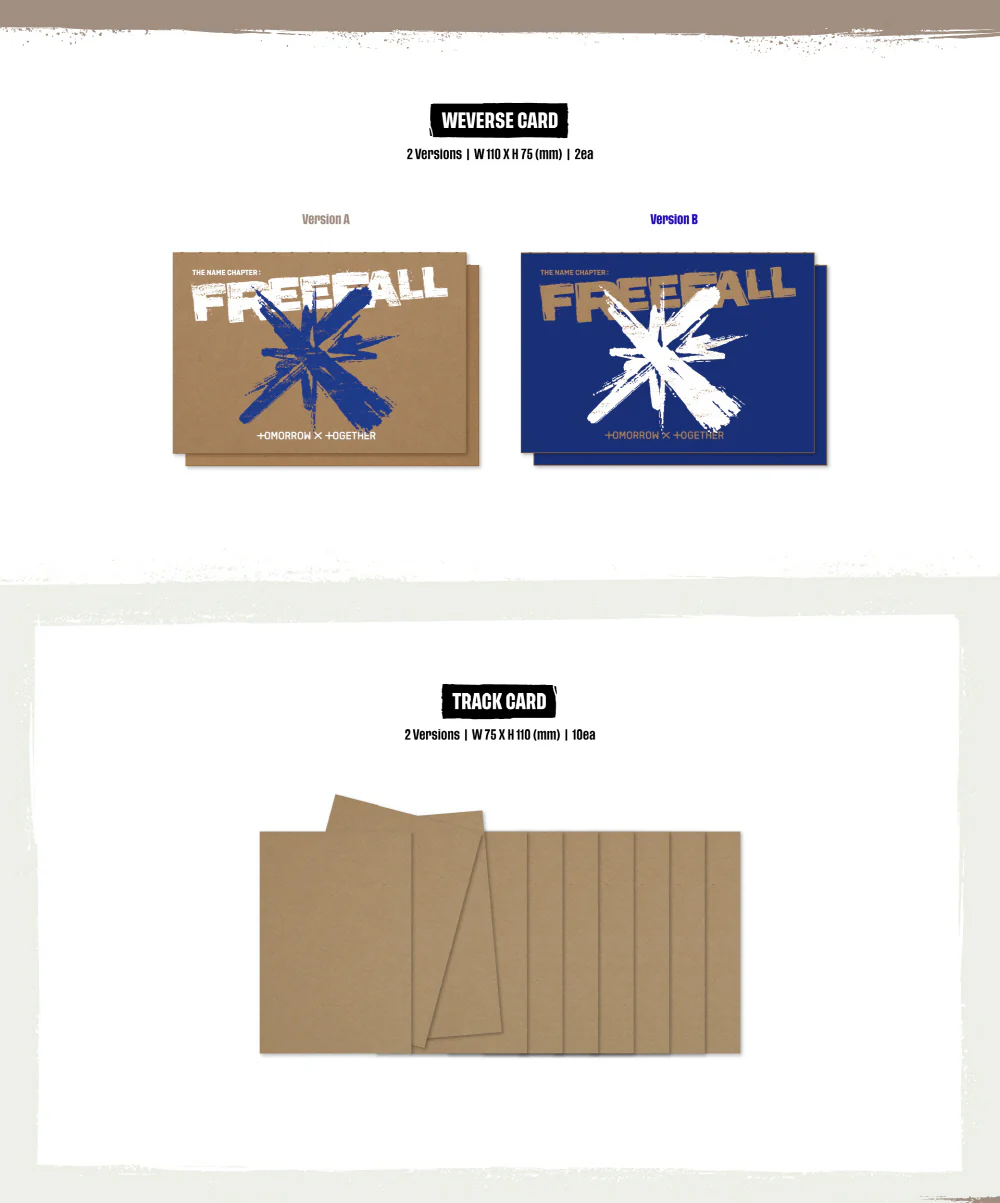 TXT TOMORROW X TOGETHER - The Name Chapter : FREEFALL Weverse Albums ver. - Image 3