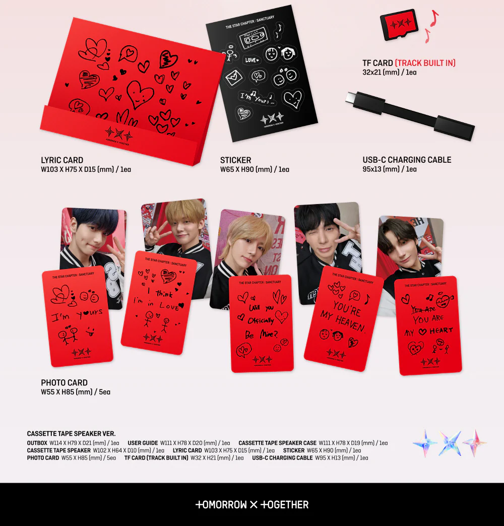 TXT TOMORROW X TOGETHER - The Star Chapter : Sanctuary [Cassette Tape Speaker Ver.] - Image 3