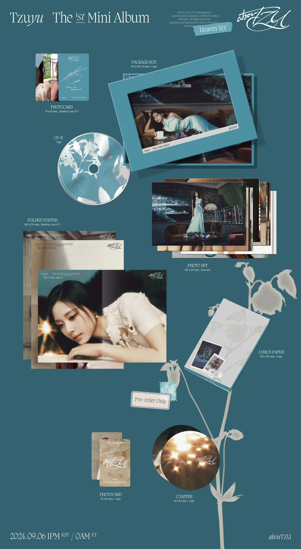 Tzuyu TWICE - abouTZU [Heaven ver.] Album - Image 2