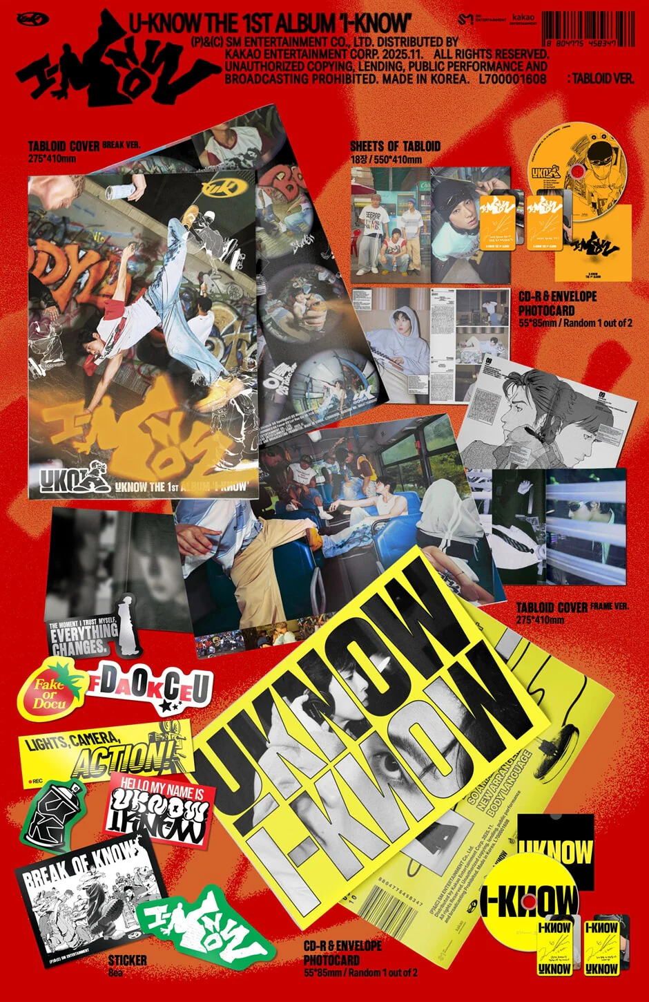 U-Know - Vol.1 I-Know Tabloid version CD - Image 2