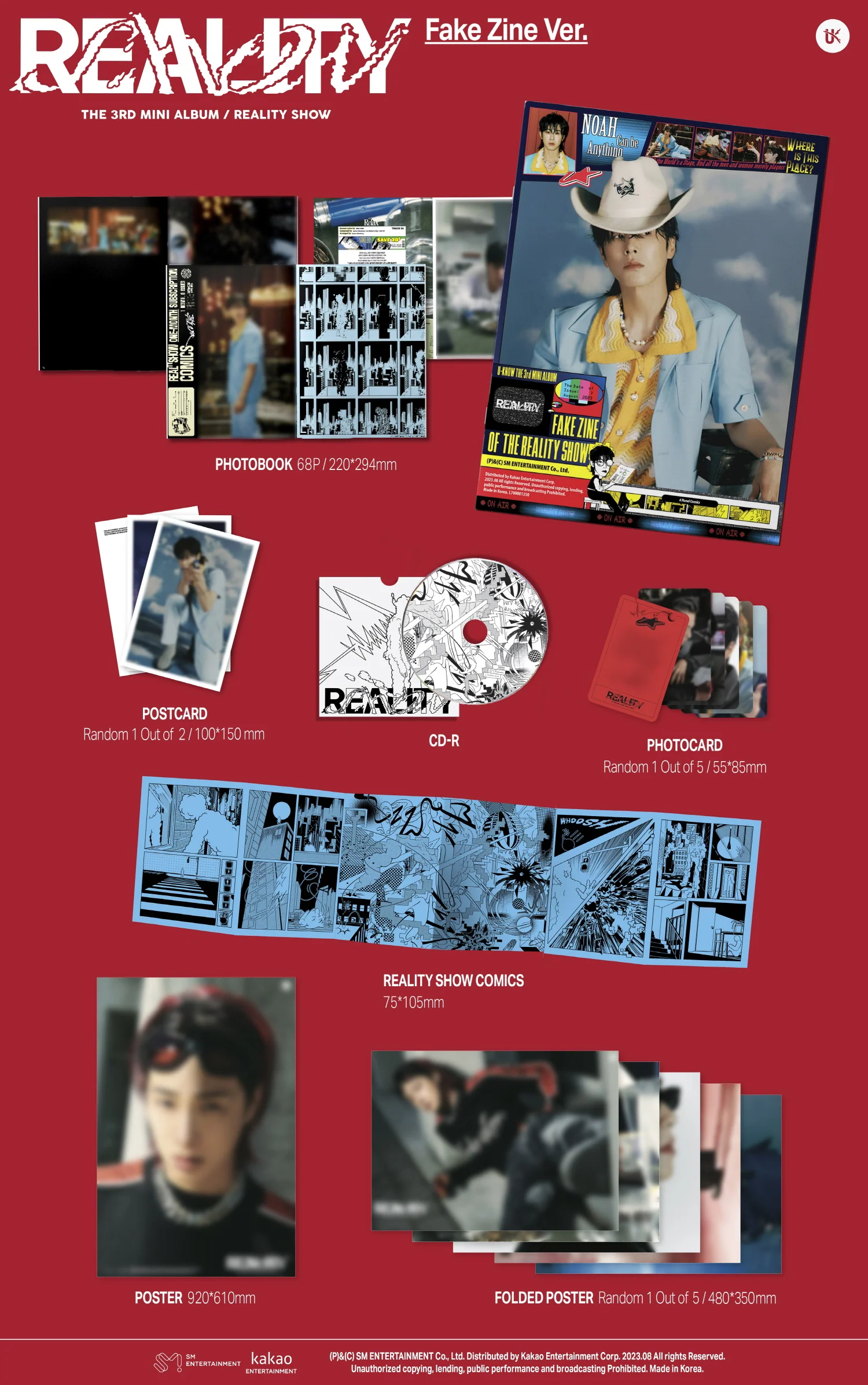 U-KNOW YUNHO - Reality Show [Fake Zine ver.] Album - Image 2